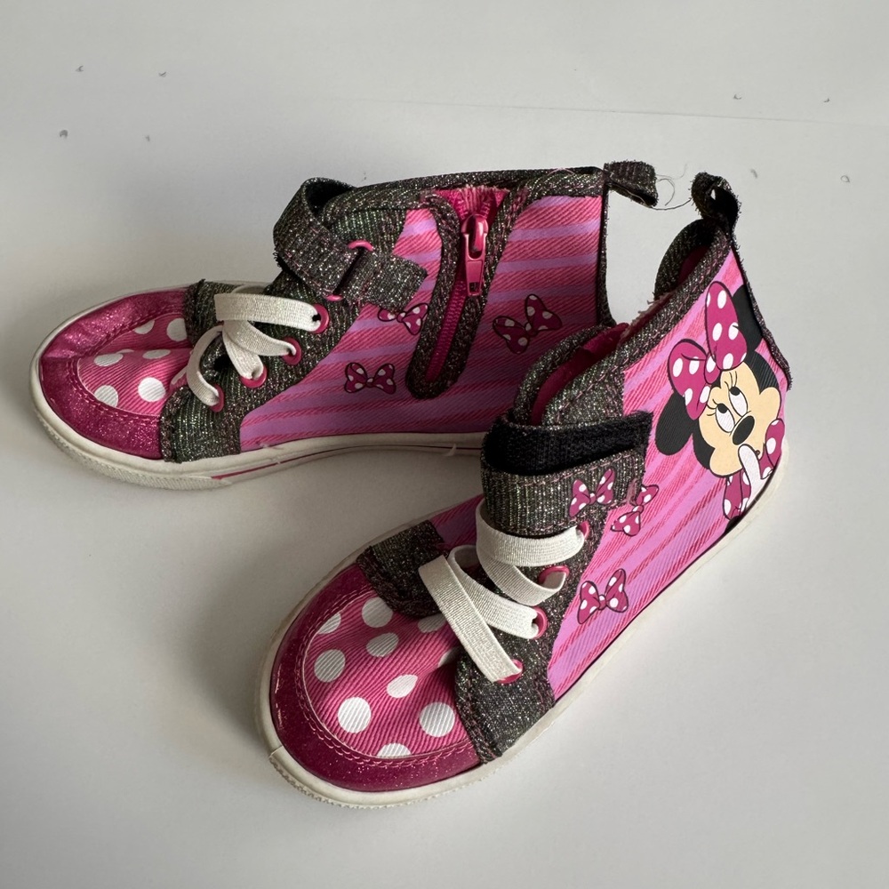 Minnie Mouse Glitter Shoes Size 11